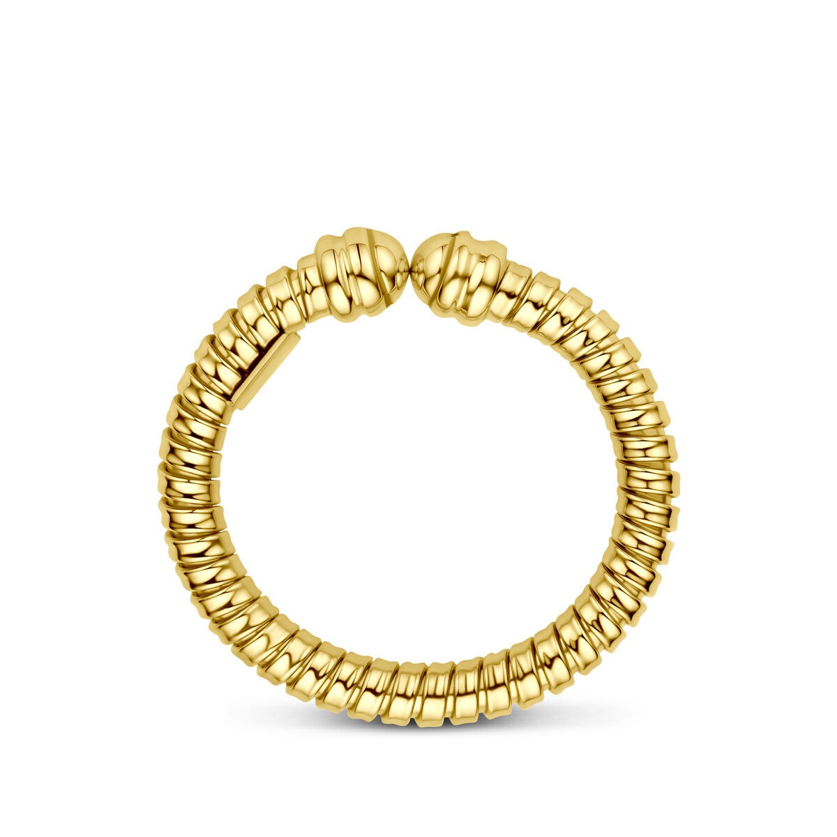 Bague en or jaune 3 mm pour femme
