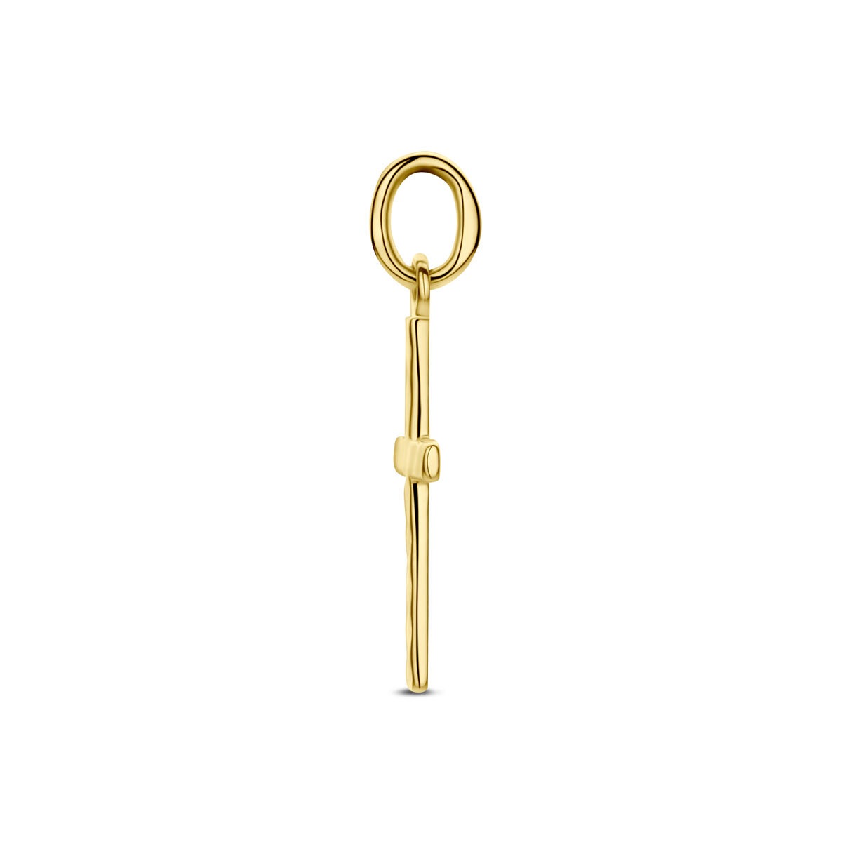 pendentif en or jaune 9k avec croix