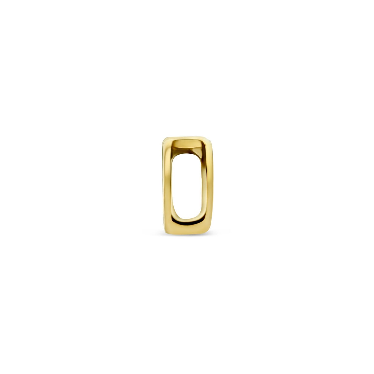 pendentif en or jaune en forme de cœur