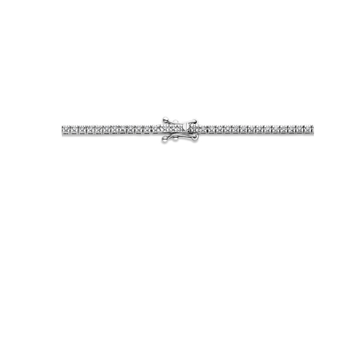 collier en or blanc 14k avec diamants cultivés en laboratoire – 2.00ct