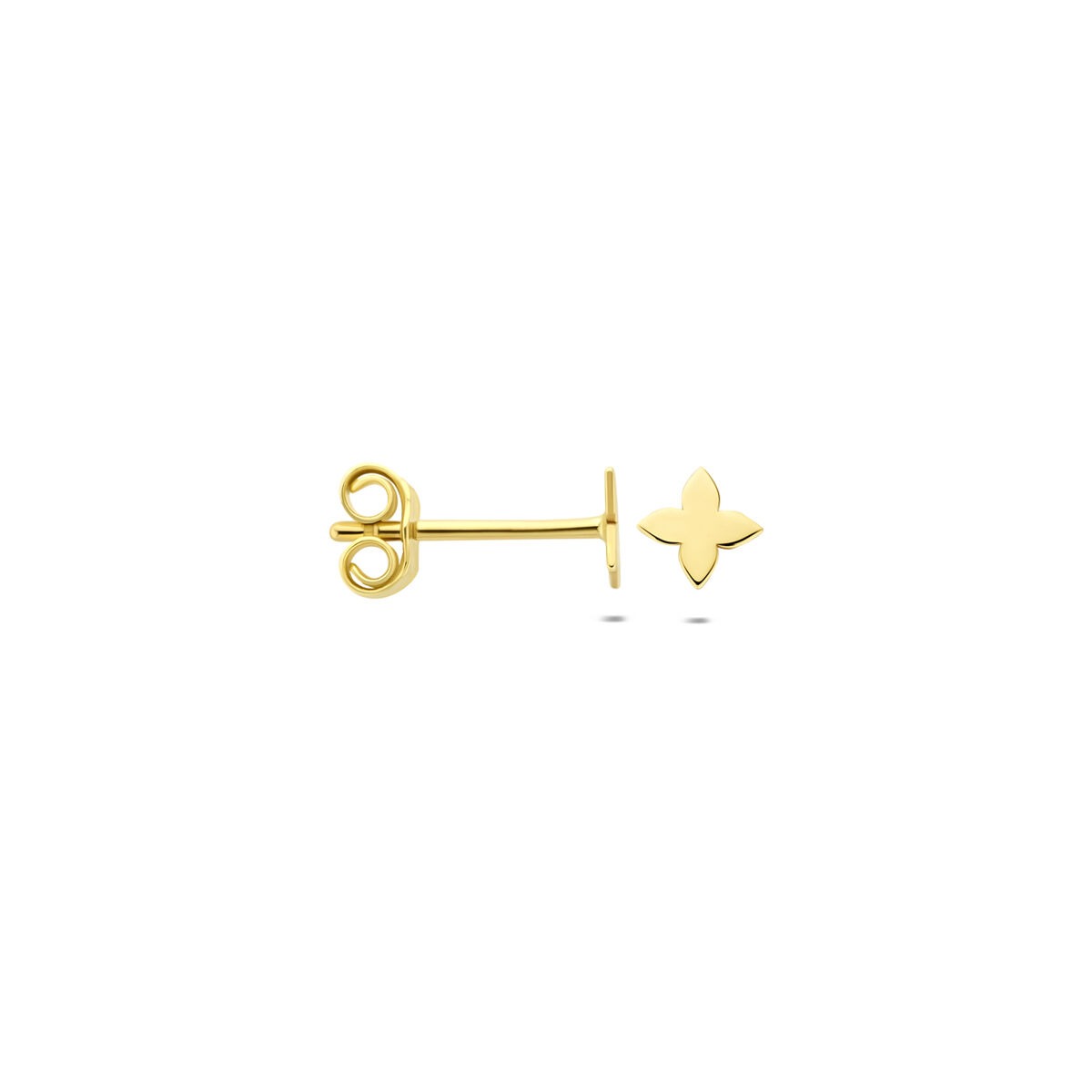 Puces d'oreilles en or jaune 14k