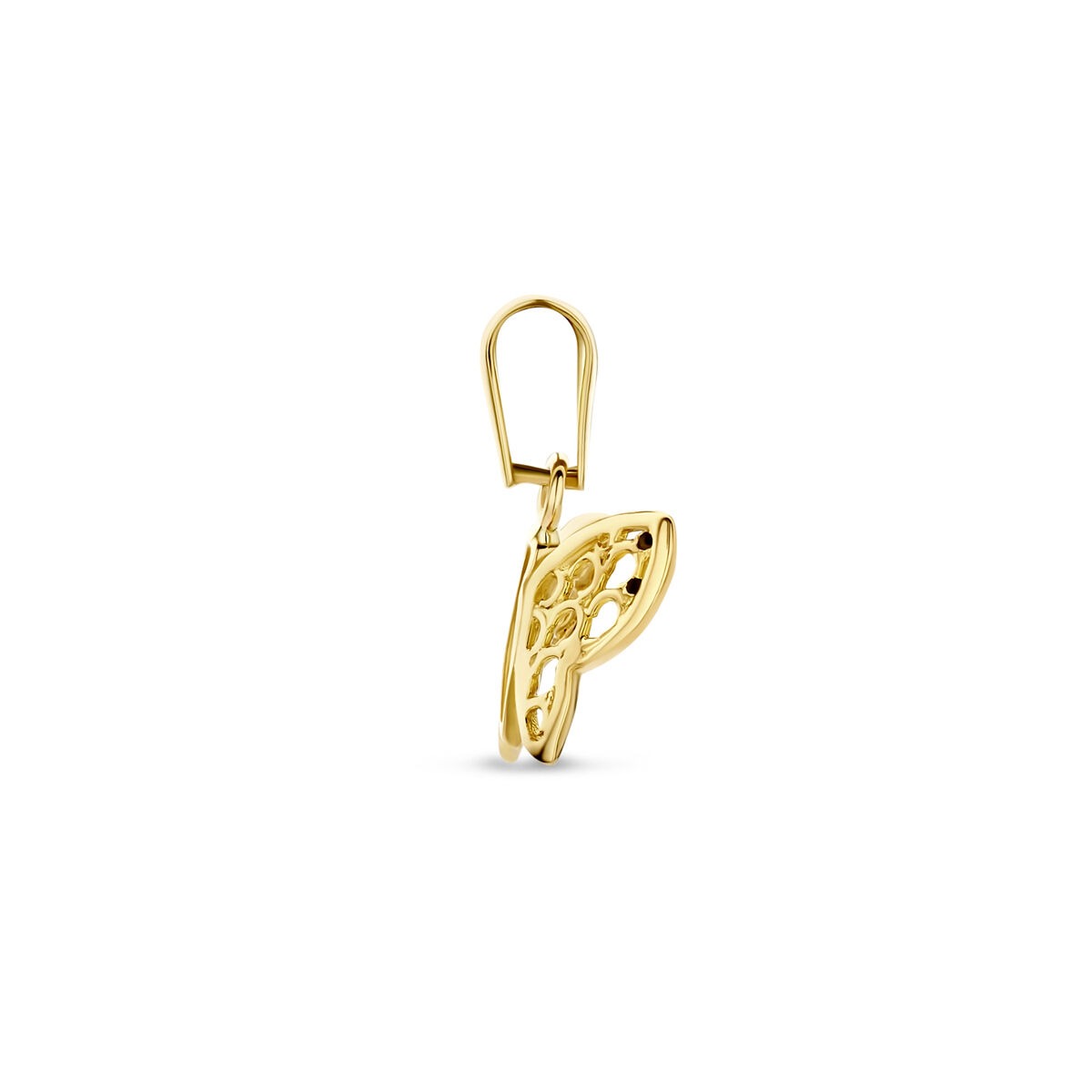 breloque papillon en or jaune 9k