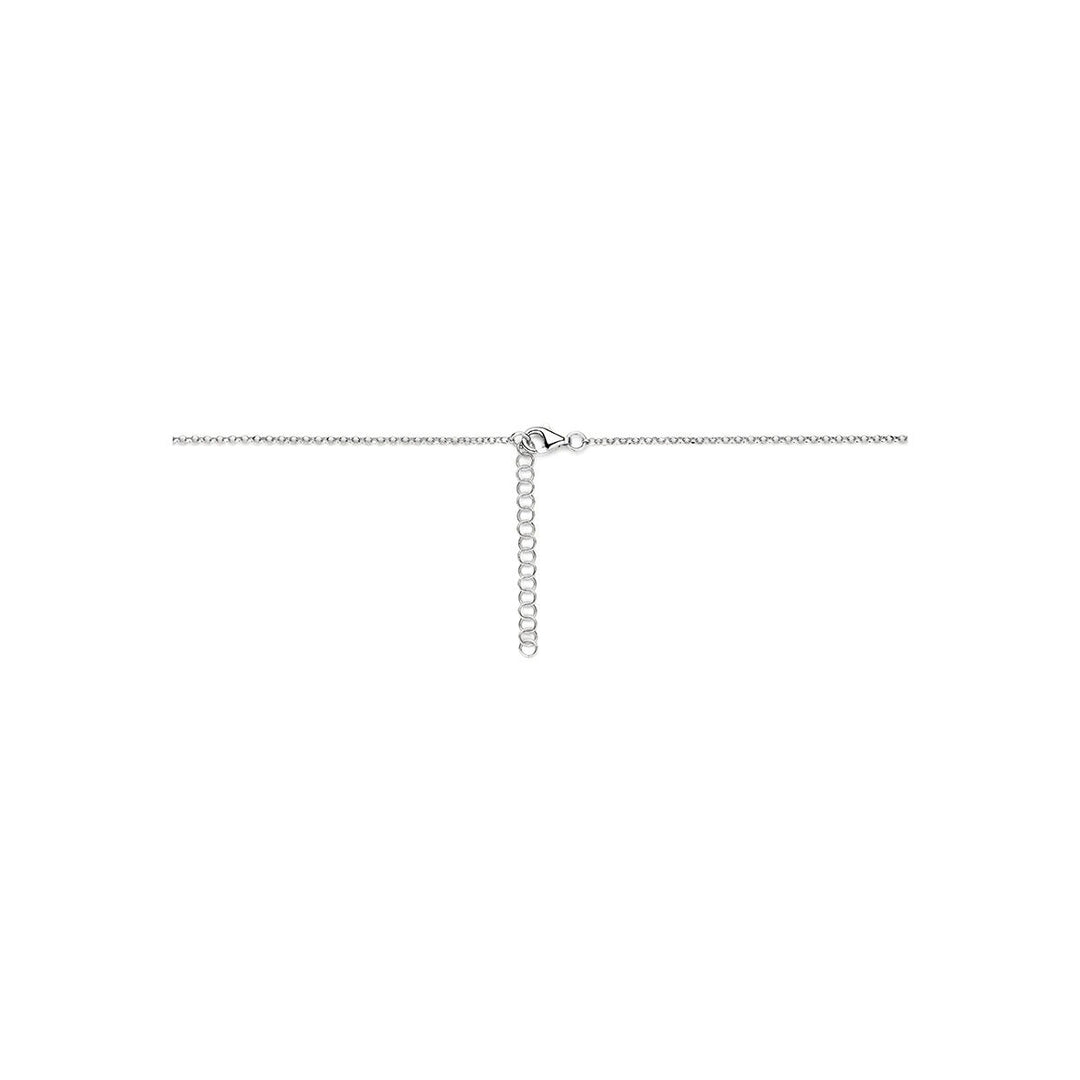 Gerhodineerd 925 zilveren dames collier