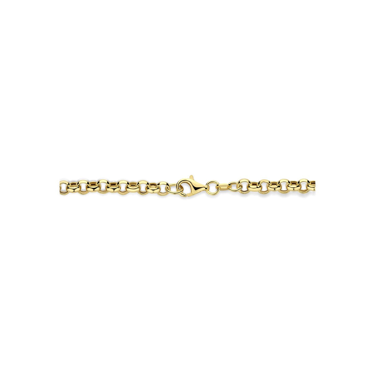 Collier Y plaqué or en argent 925 avec connecteur 46 cm