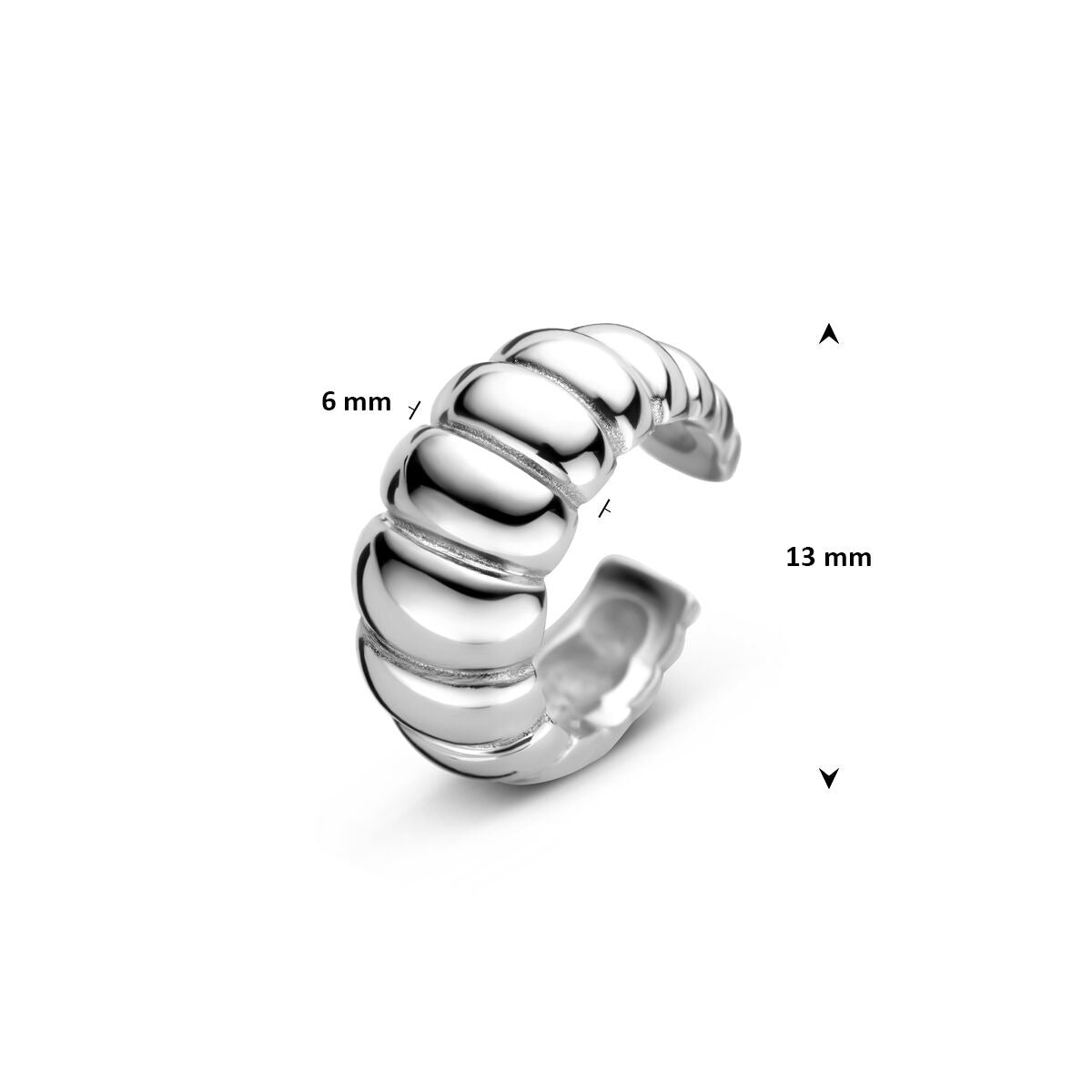 Ear cuff en argent – accent moderne sans piercing