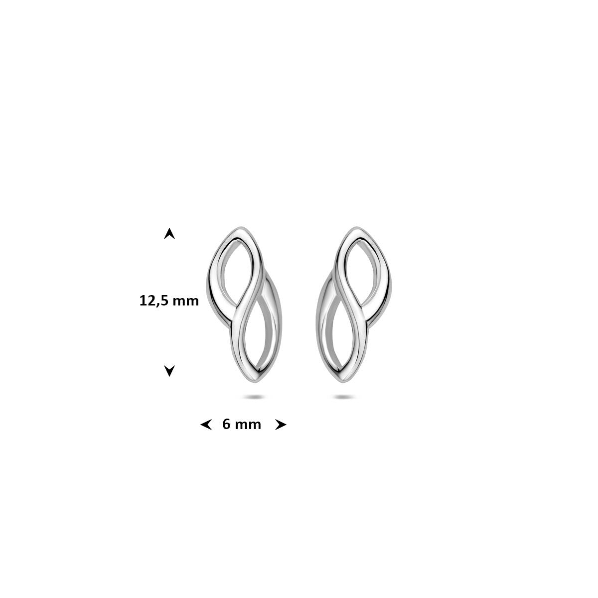 Puces d'oreilles en argent 925 rhodiées