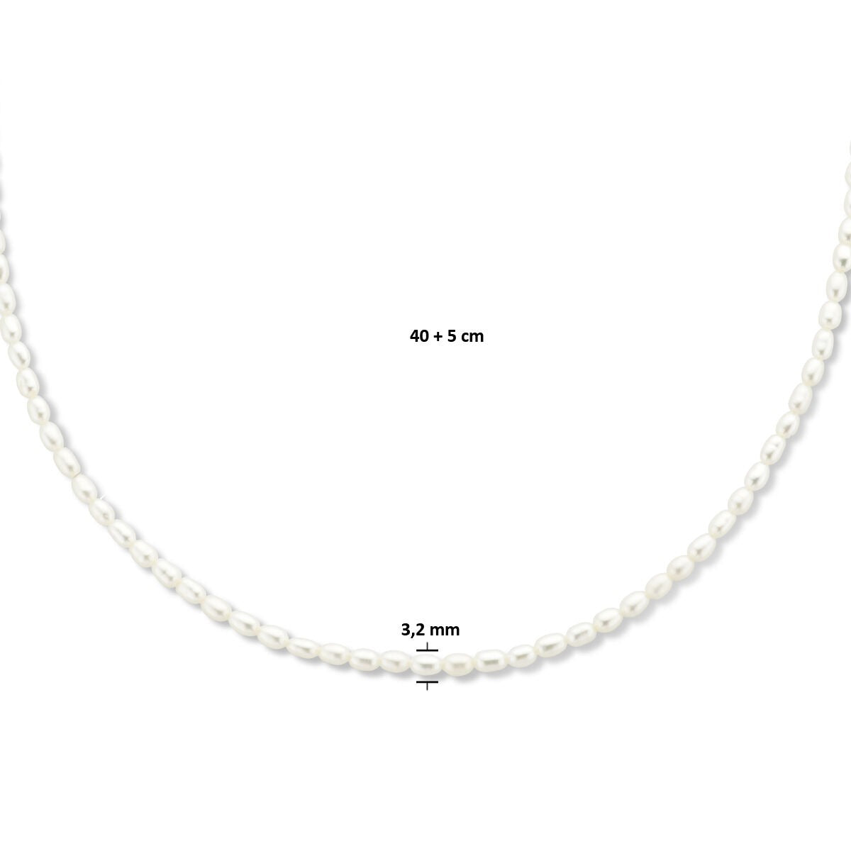Collier plaqué or en argent avec perles d'eau douce - combinaison élégante de couleur dorée et de brillance de perle