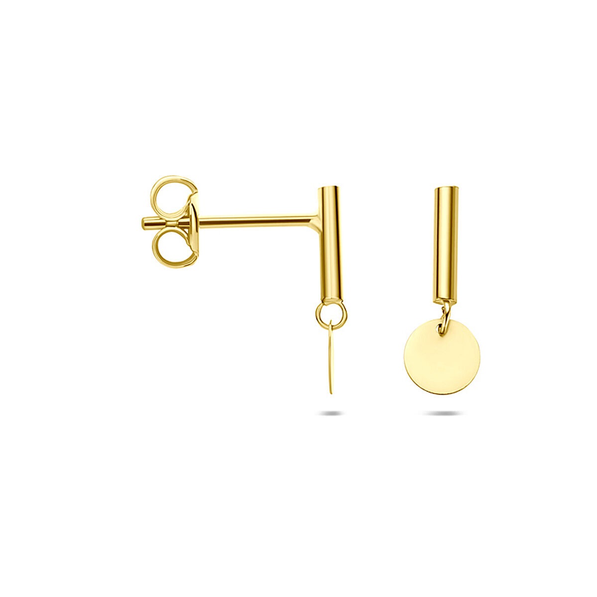 Boucles d'oreilles en or jaune 14k pour femme
