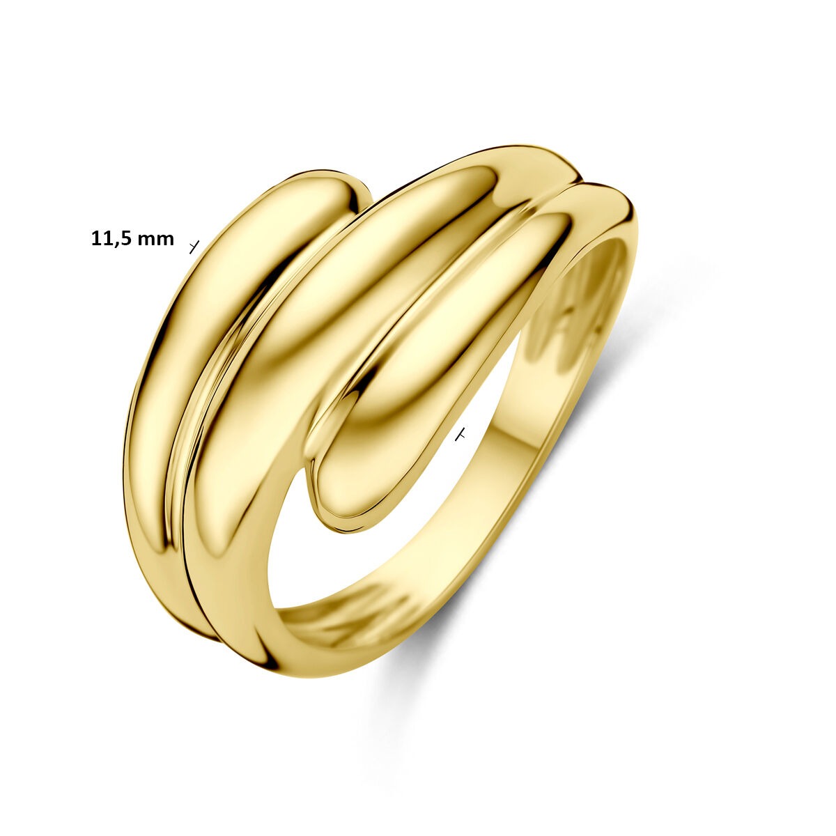 bague pour femme en or jaune 14k