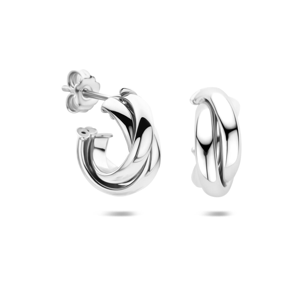 Boucles d'oreilles en argent - rhodié argent 925