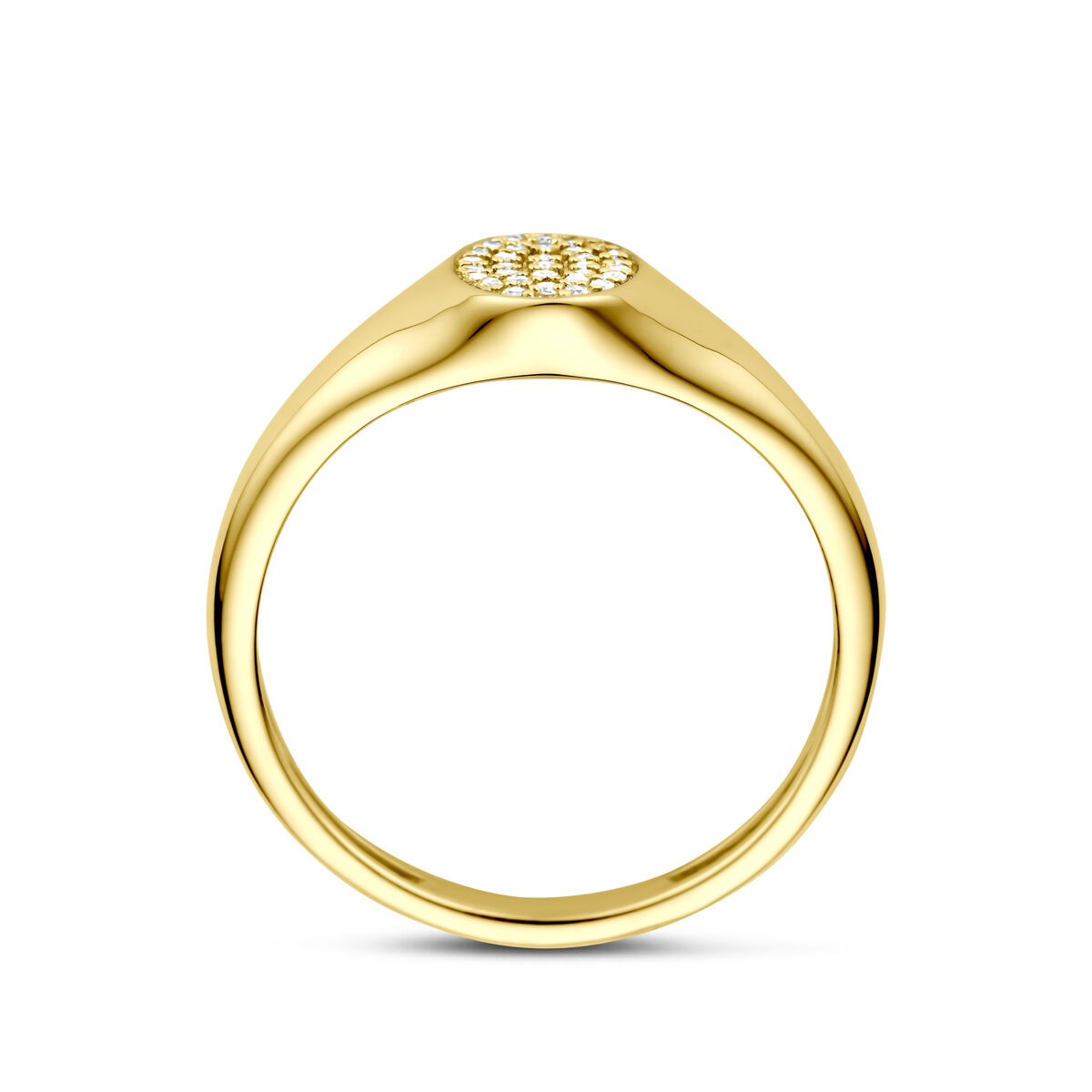 Bague en or avec diamant 14k pour femme