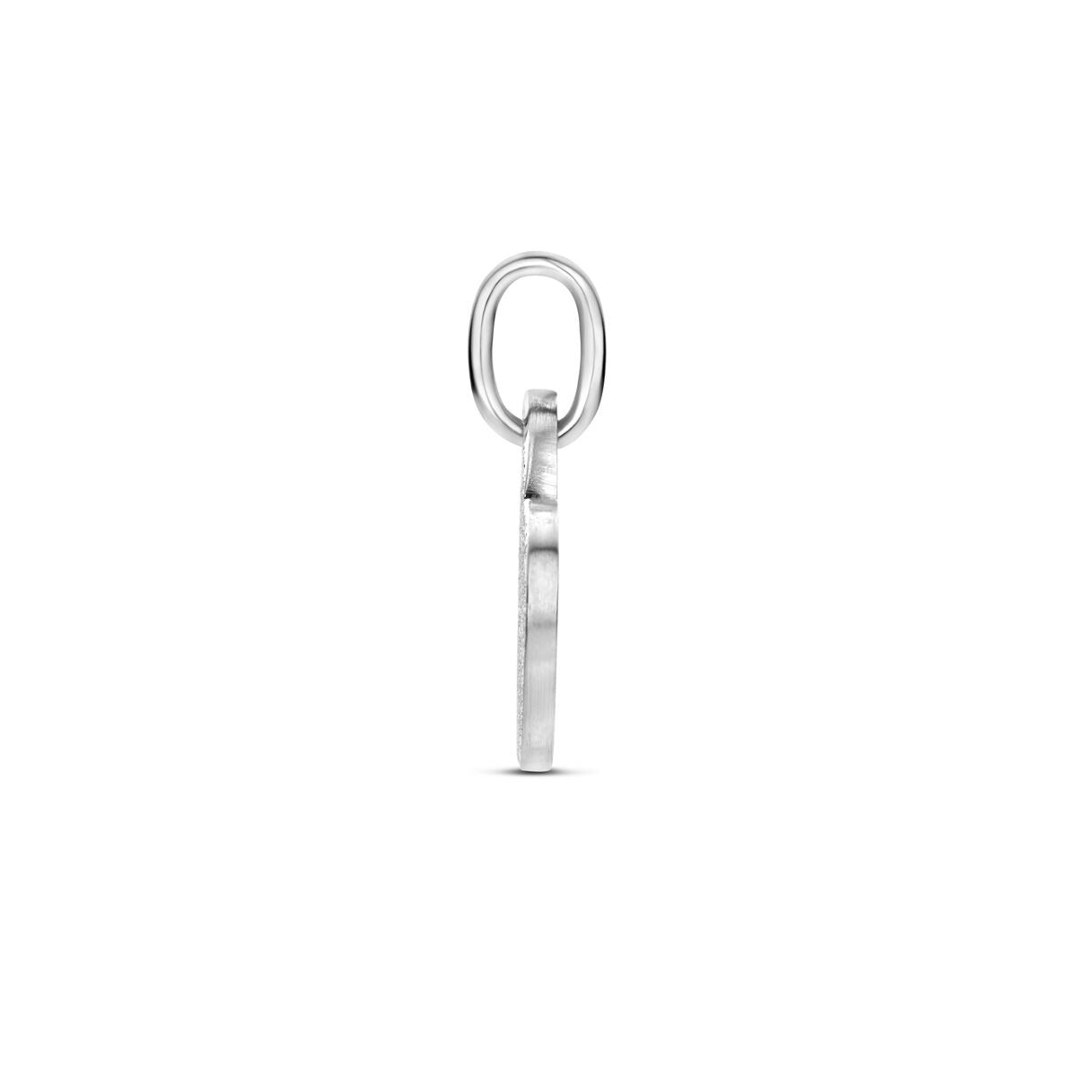 Pendentif en forme de cœur à graver – rhodié argent 925