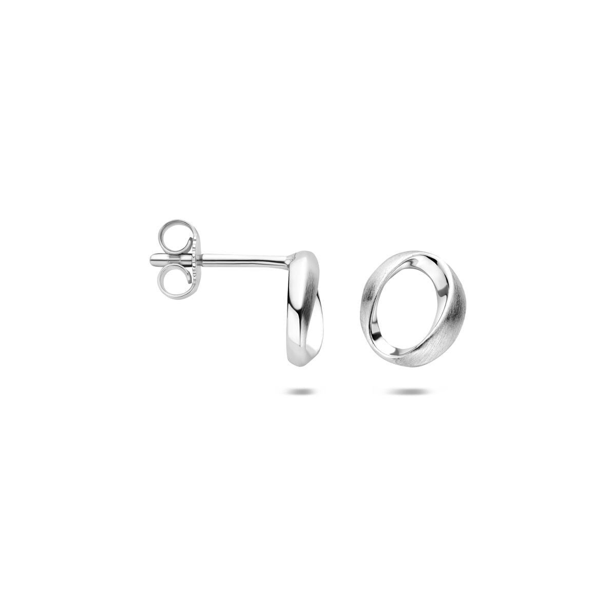 Puces d'oreilles en argent – rhodiées 925