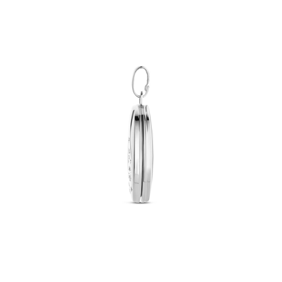 Médaillon en argent – ovale rhodié argent 925