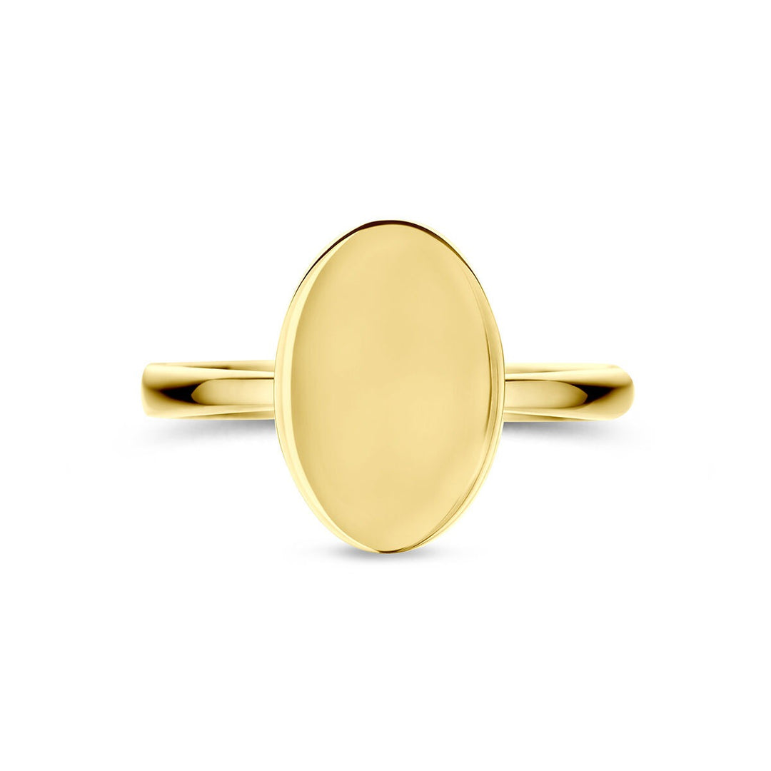 14k Geelgouden graveerring