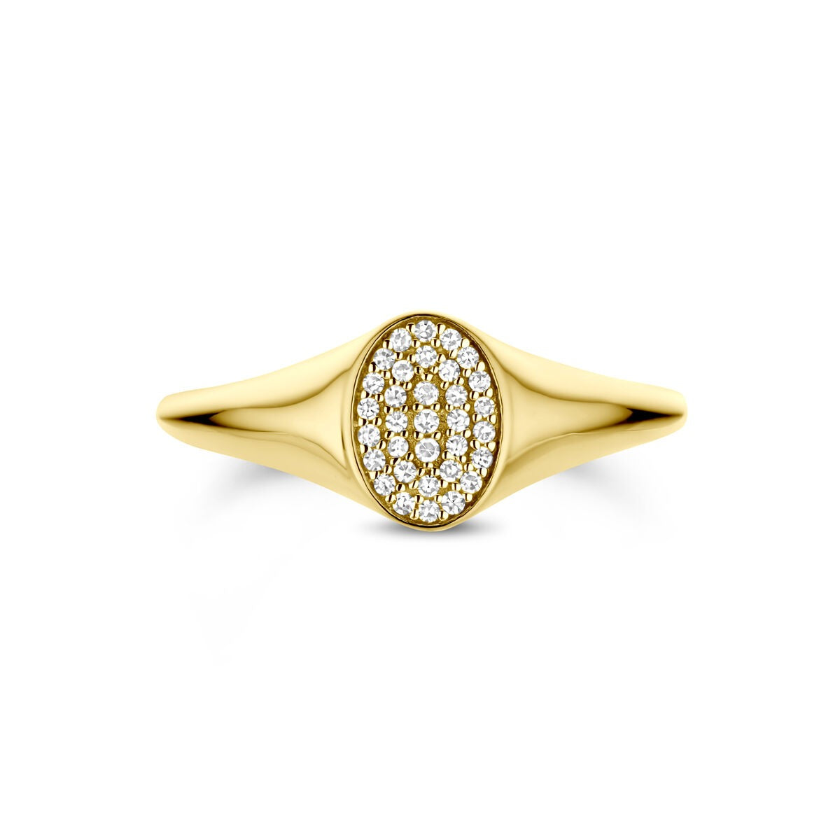 Bague en or avec diamant 14k pour femme