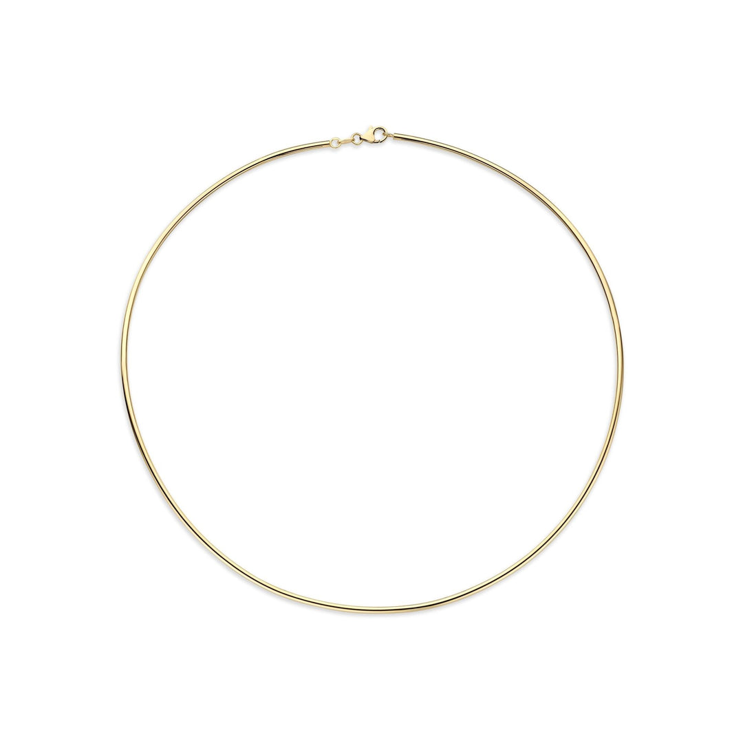 14k Geelgouden spang collier