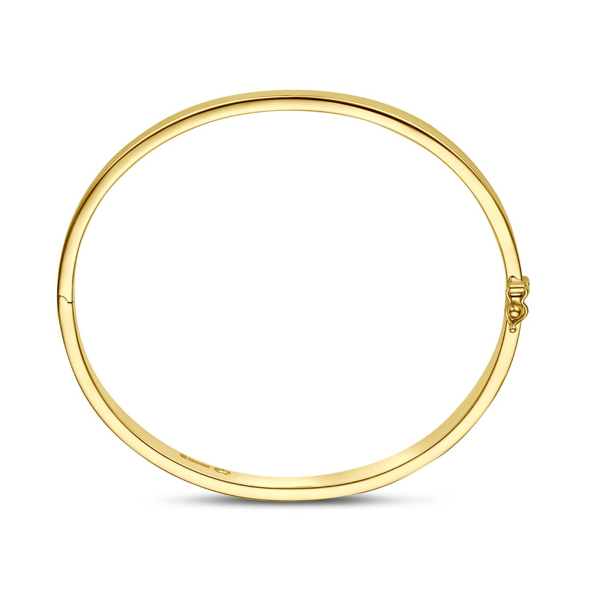 Bangle en or jaune Silgold 6 mm pour femme