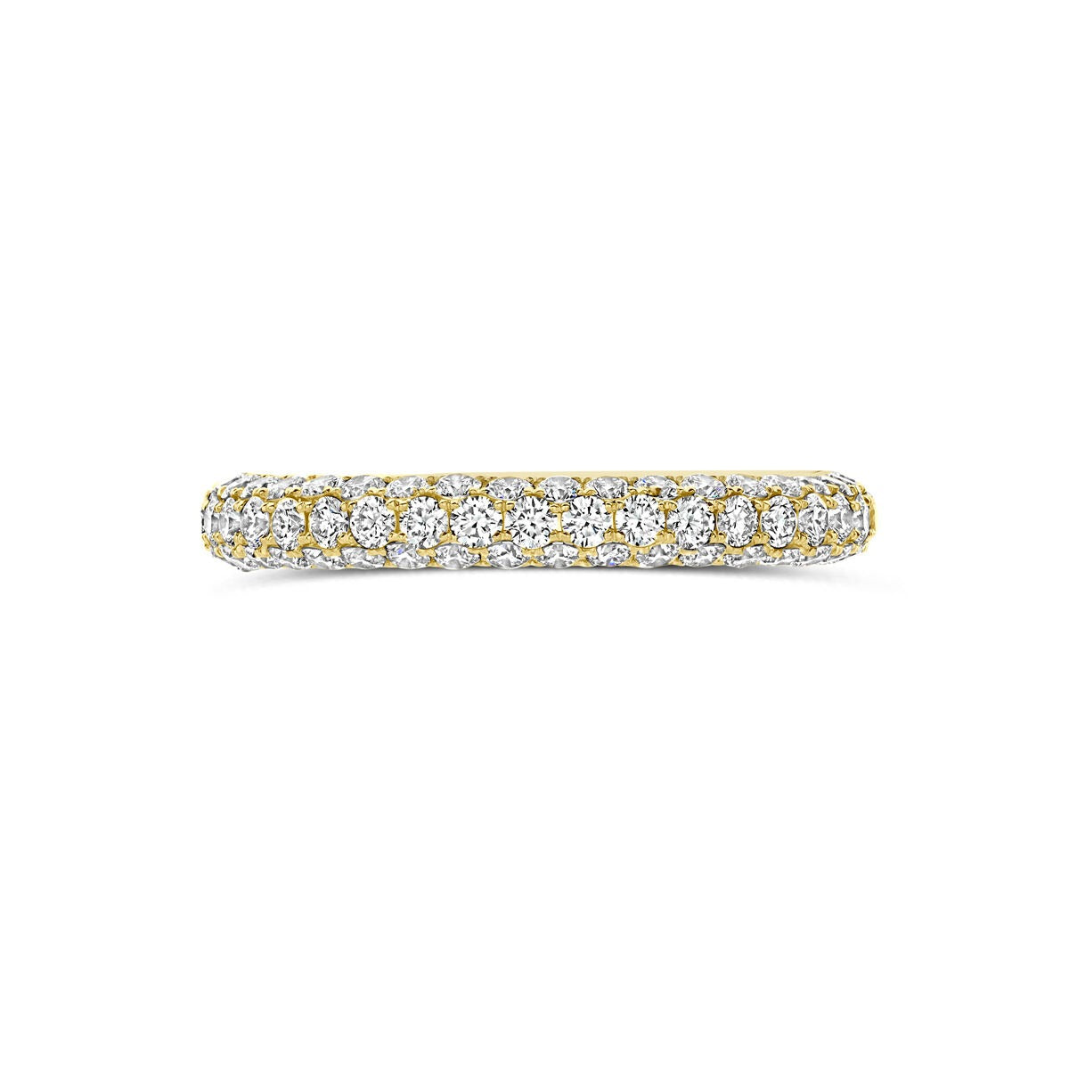 bague en or jaune 14k avec diamant 1.24ct
