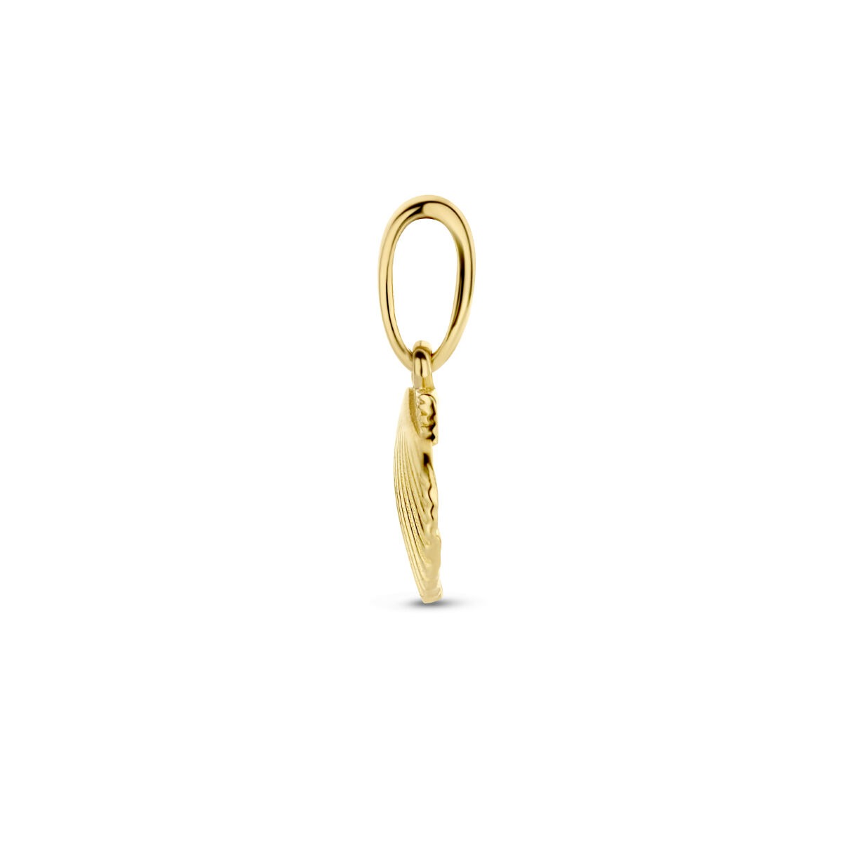 pendentif coquillage en or jaune 9k