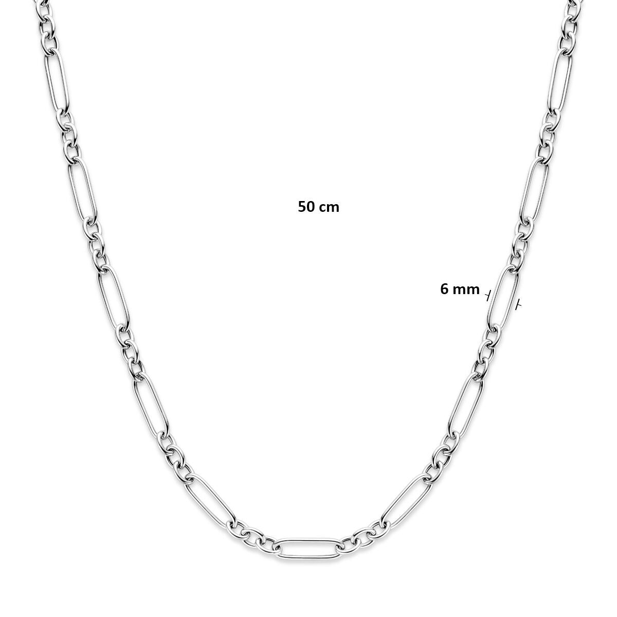 Collier ancre en argent – rhodié argent 925