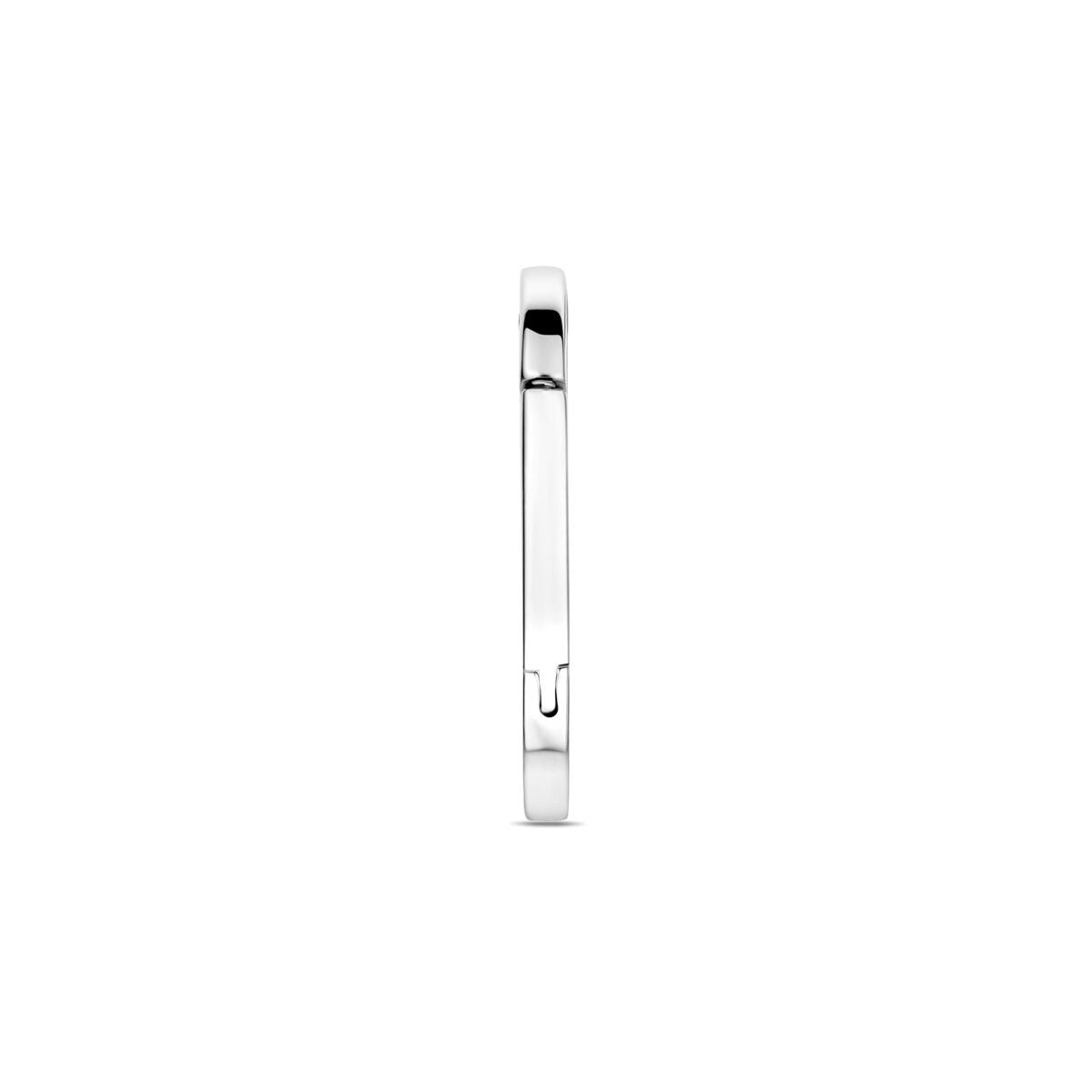 Connecteur argent rhodié