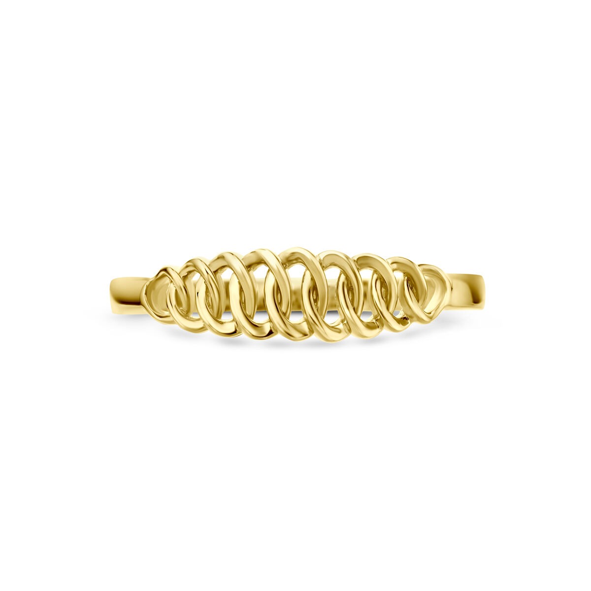 bague en or jaune 4.5mm