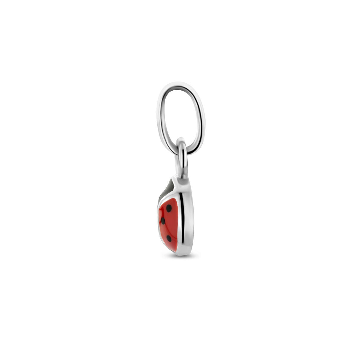 Pendentif pour enfant coccinelle en argent 925 rhodié