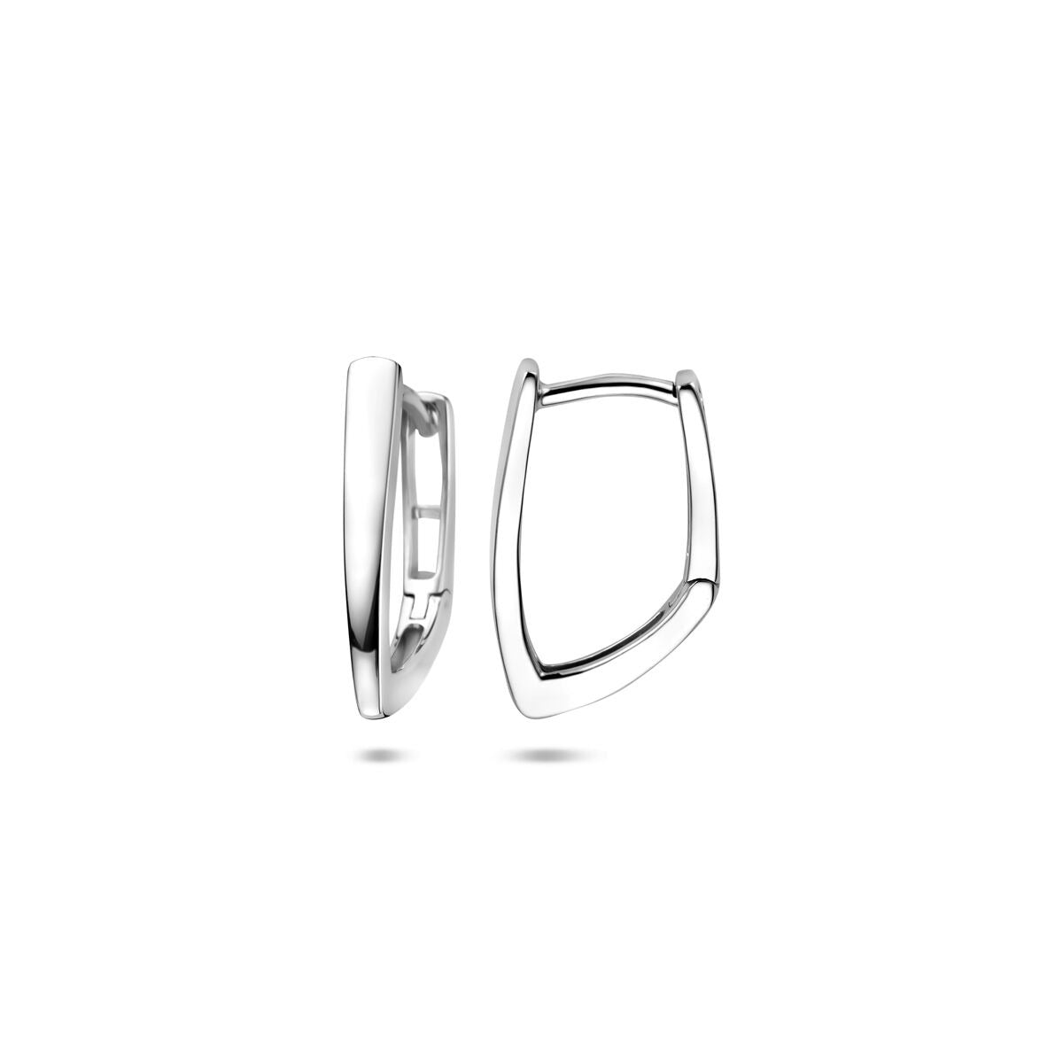 Créoles en argent – rhodiées