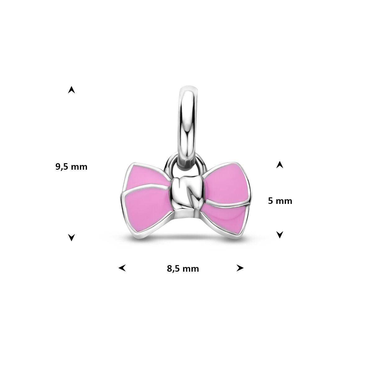 Pendentif pour enfant en argent nœud – rhodié 925