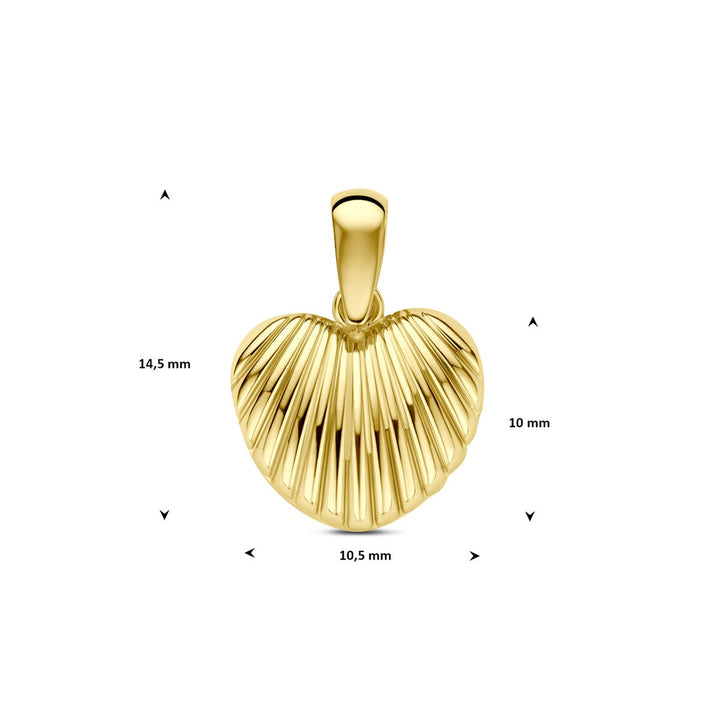 9k Geelgouden hartjeshanger
