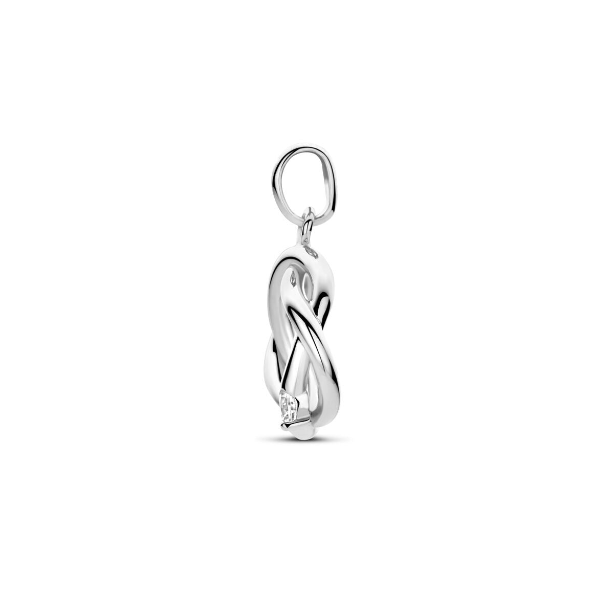 Pendentif en argent avec zircone – rhodié argent 925