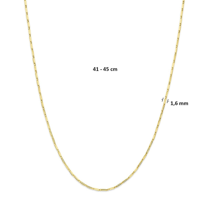 14k Geelgouden dames collier