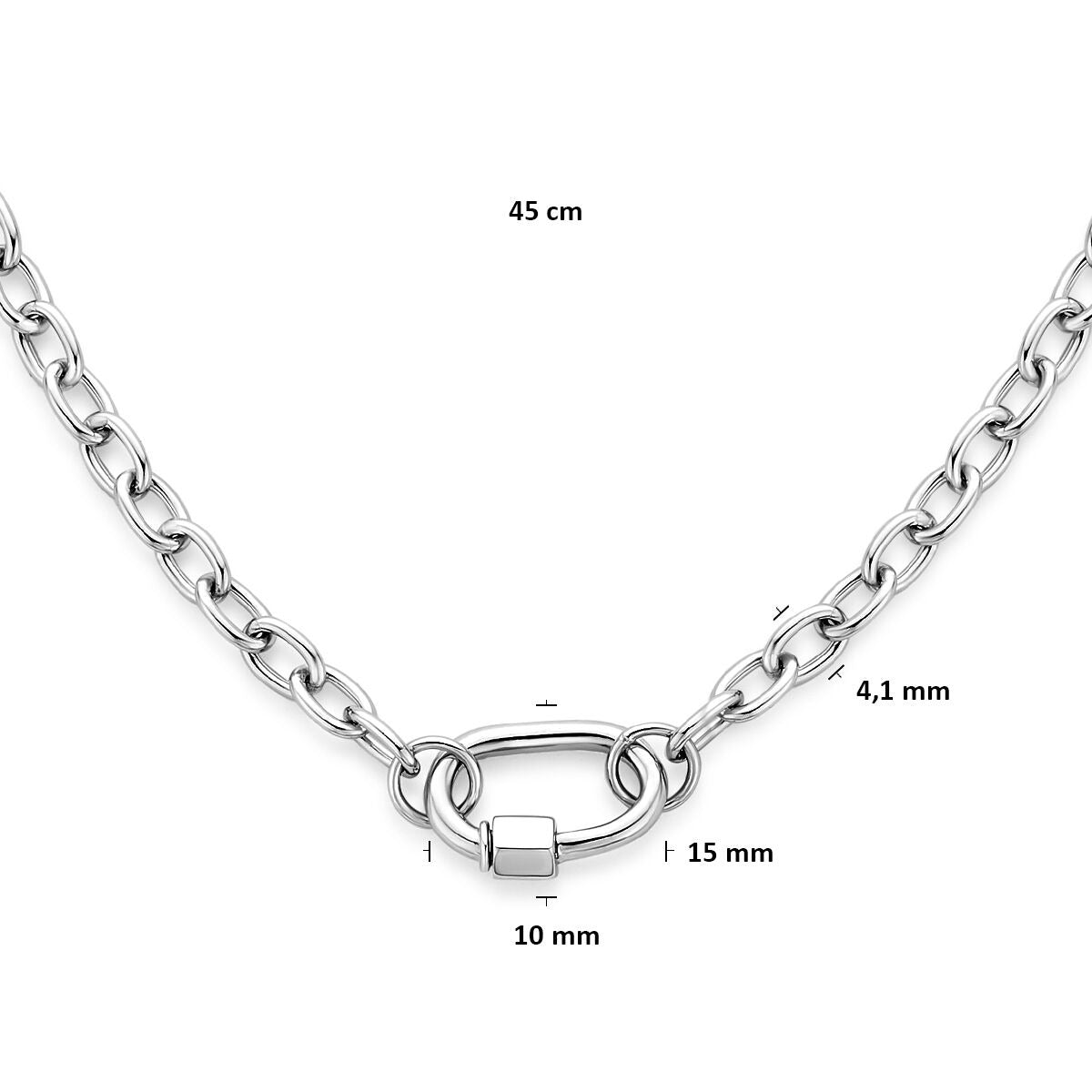 Collier en argent 925 avec connecteur