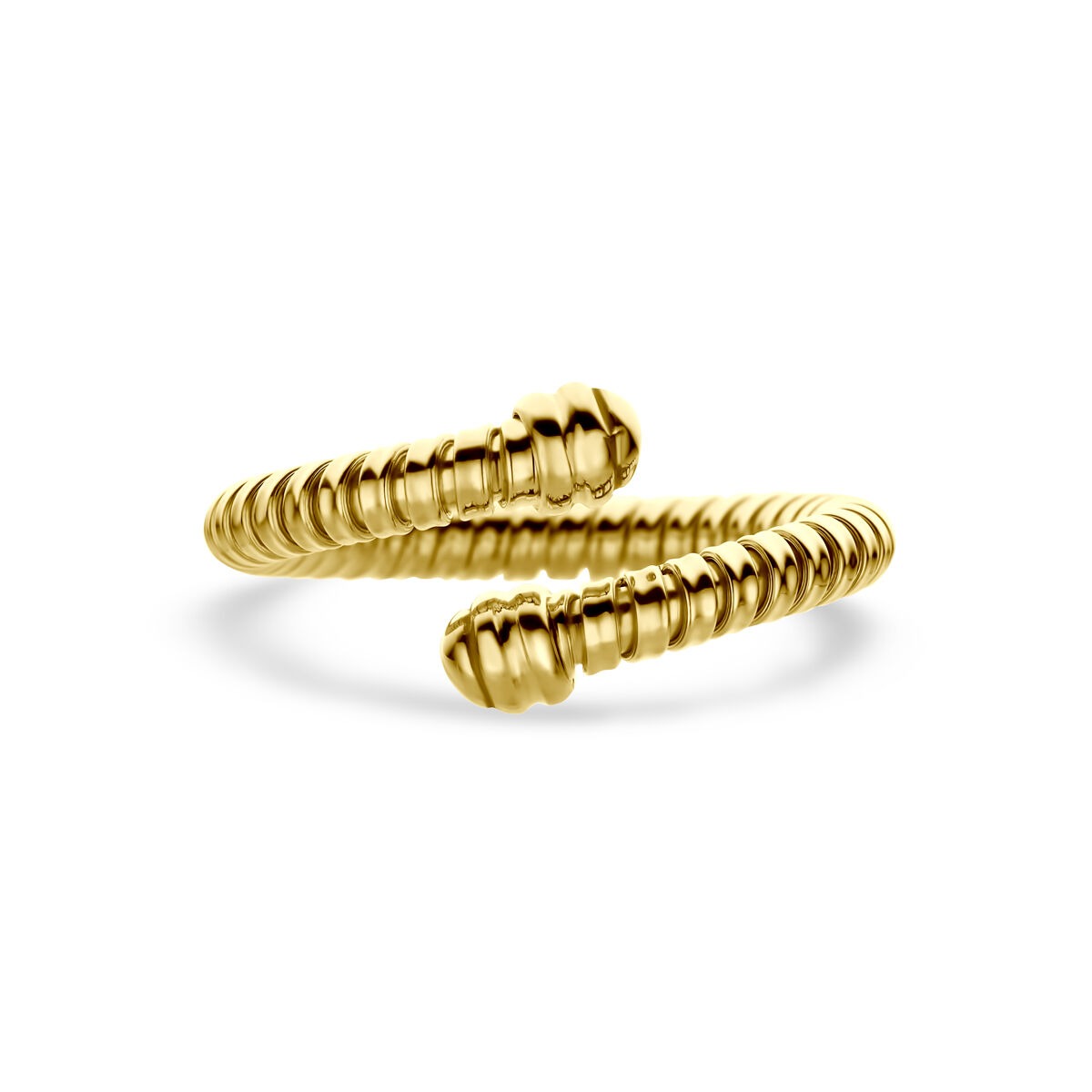 Bague en or jaune 11 mm pour femme