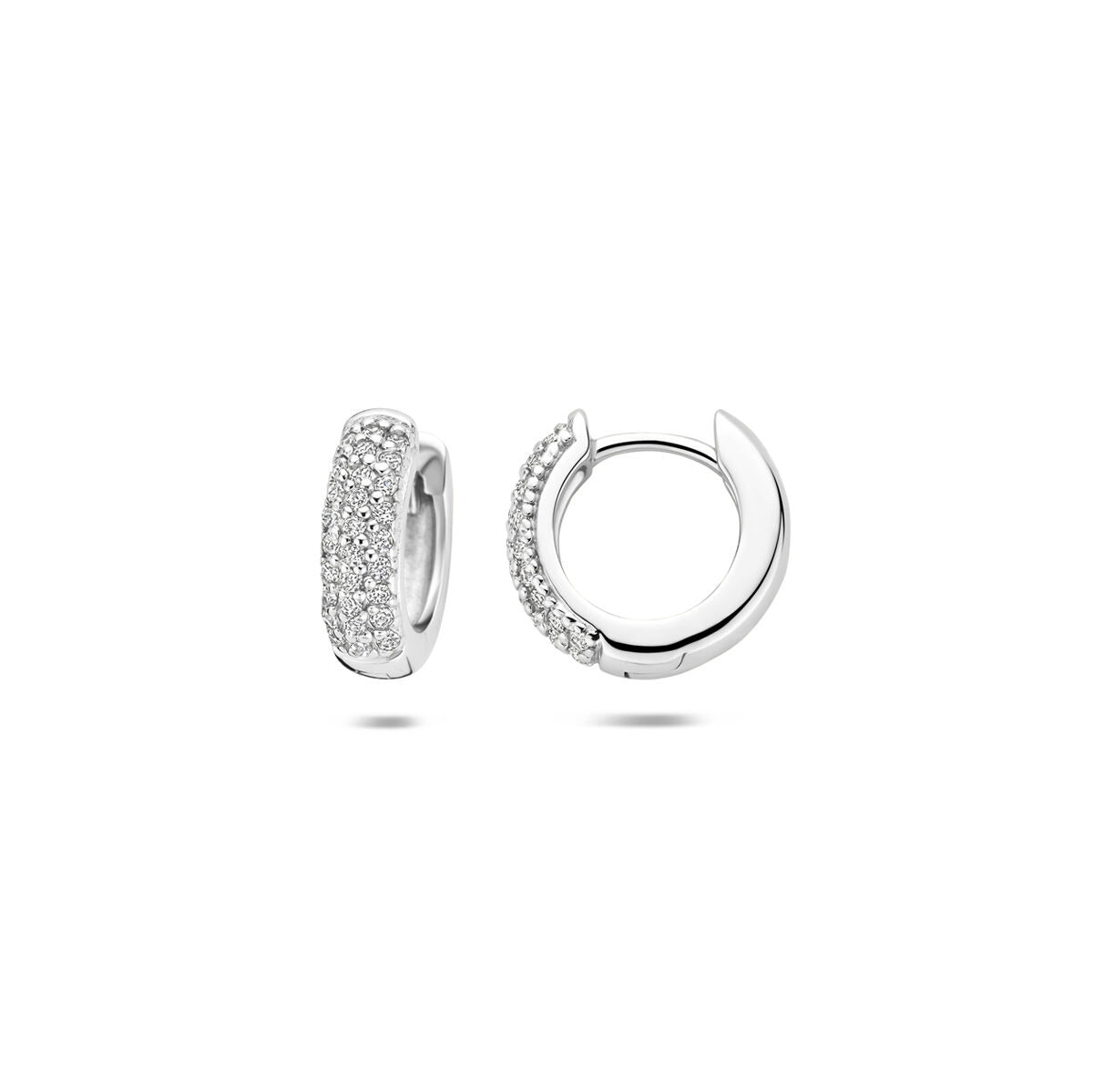 Créoles en argent 925 avec zircone