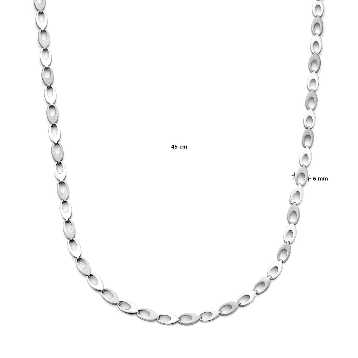 Collier fantaisie en argent – rhodié argent 925