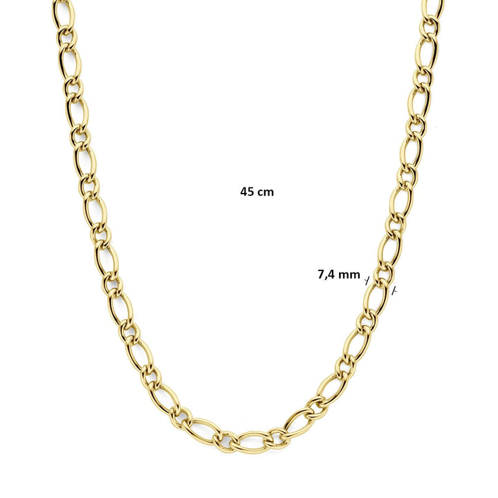 14k geelgouden ankercollier