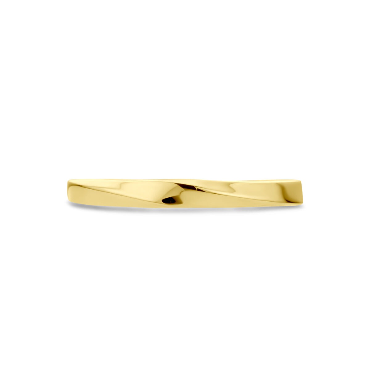 Bague pour femme en or jaune 14k – 2.5mm de large