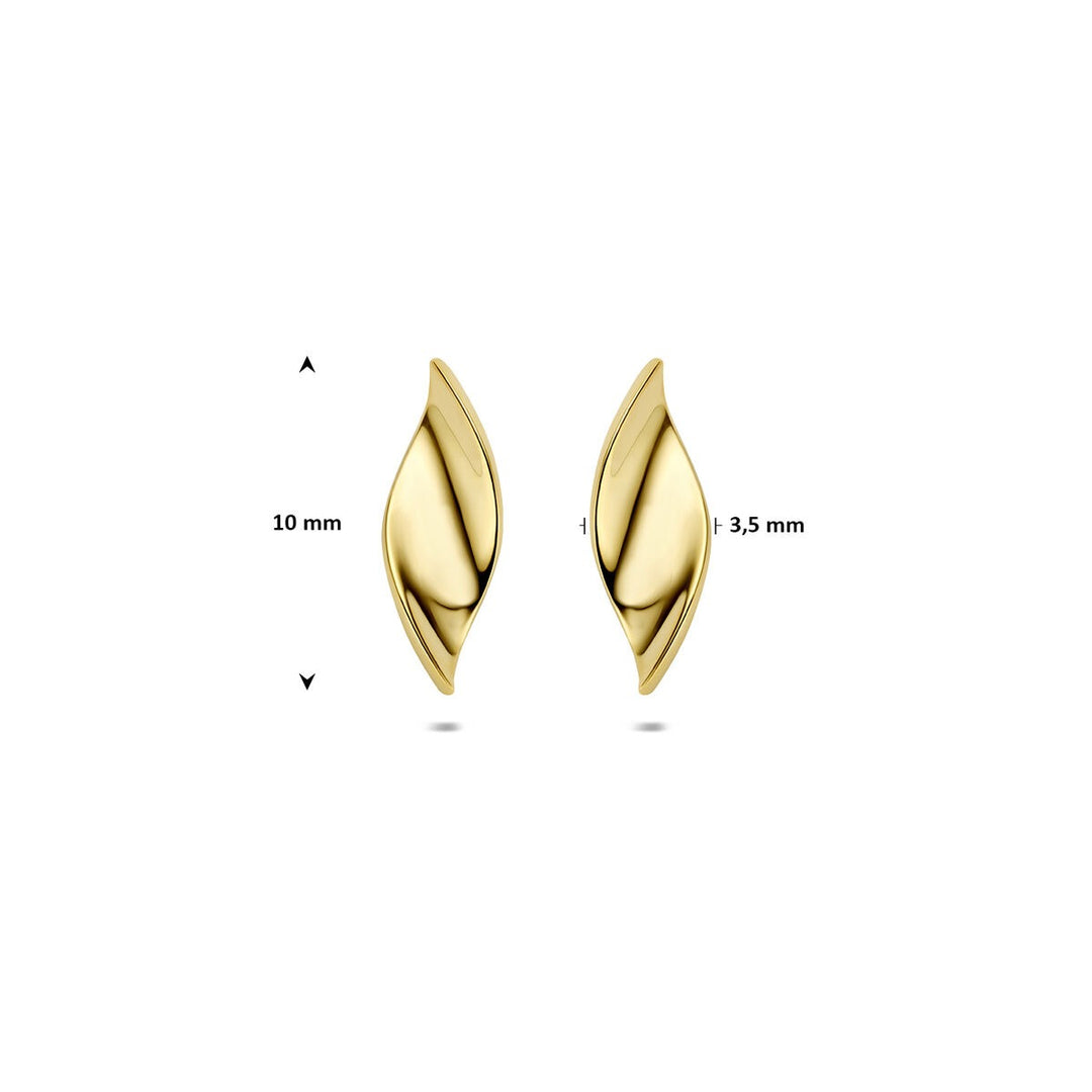 9k geelgouden oorknopjes