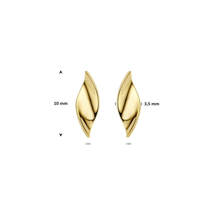 9k geelgouden oorknopjes