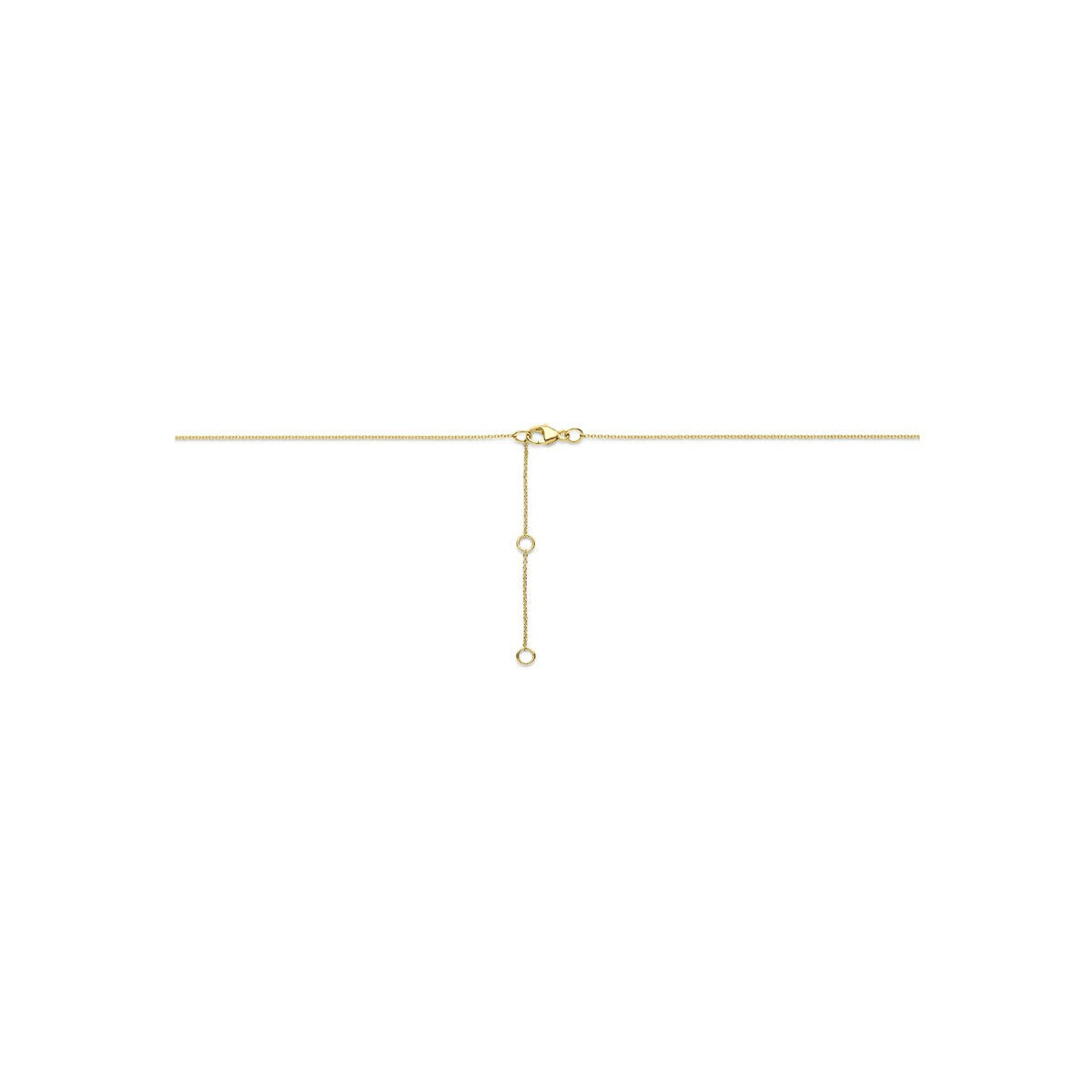 Collier en or 14k avec pendentif infini et diamant cultivé en laboratoire