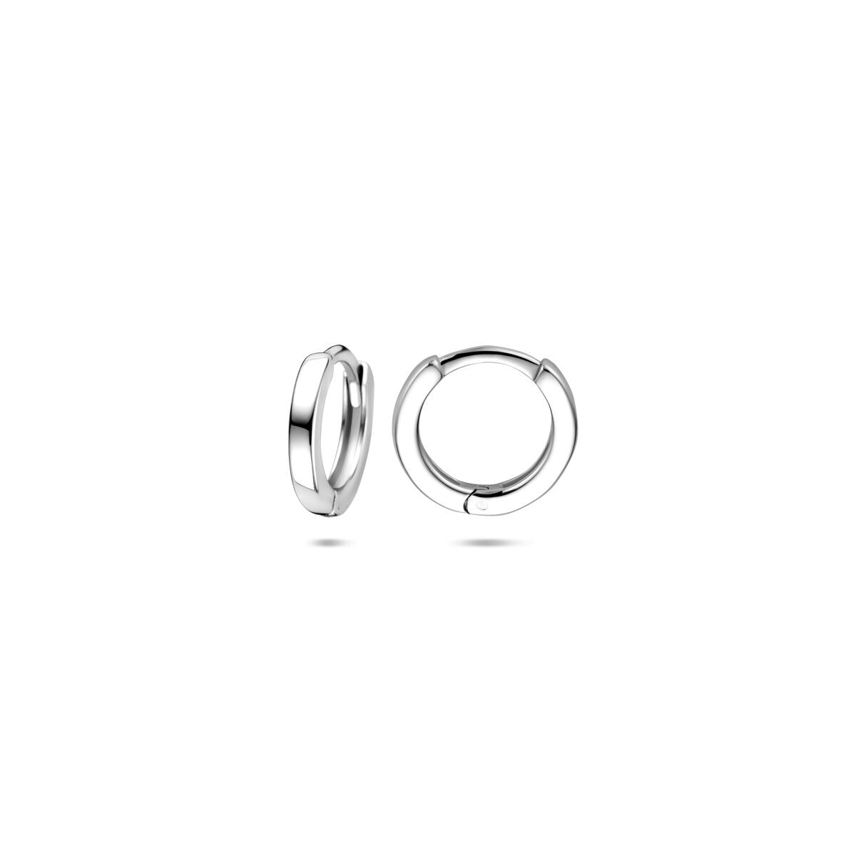 Créoles en argent – rhodiées
