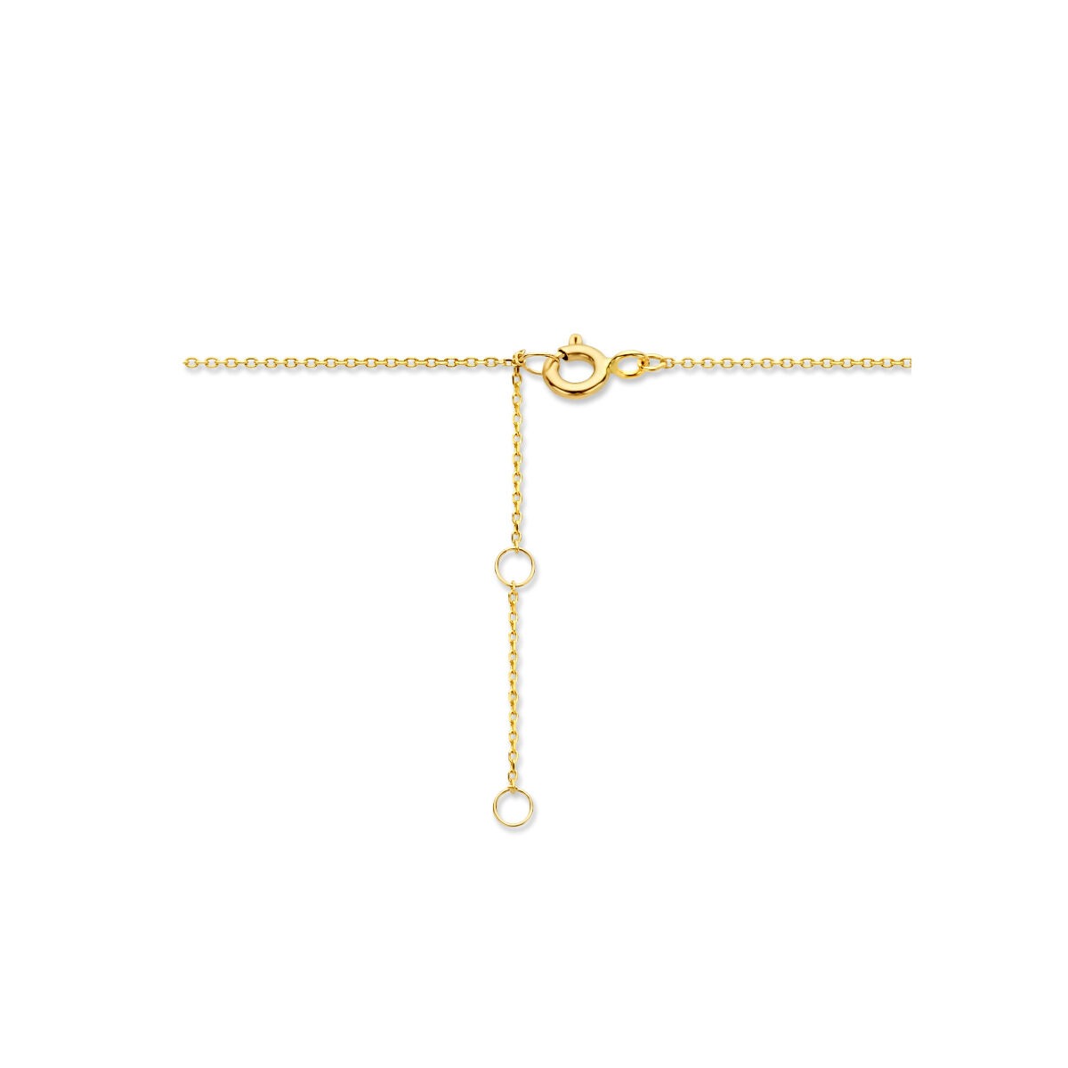 Collier en or avec plume – 9k couleur or jaune