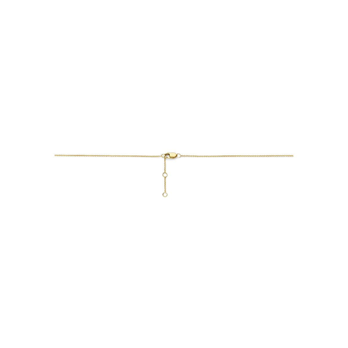 collier bicolore 14k avec diamant 0.25ct