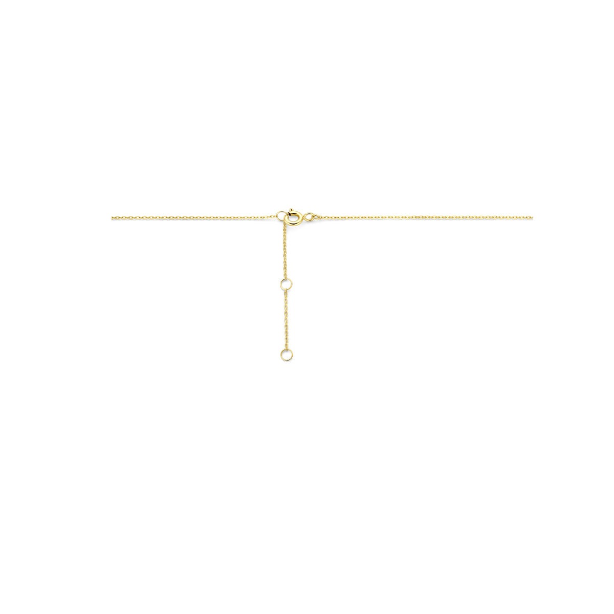 collier en or jaune 9k avec nœud