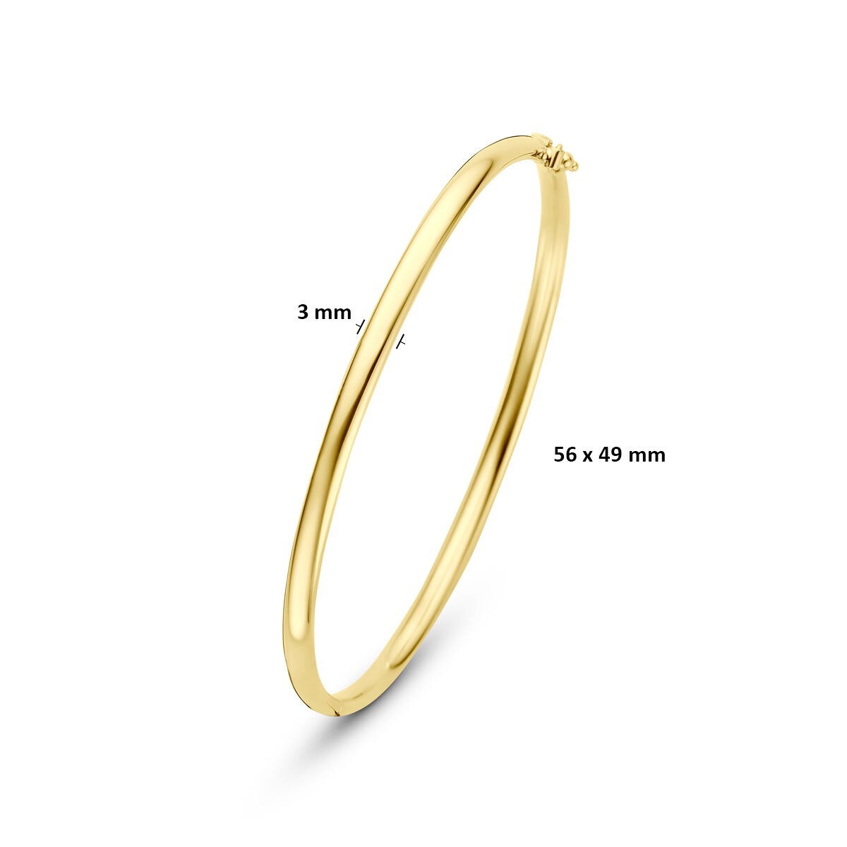 Bangle en or jaune Silgold pour femme