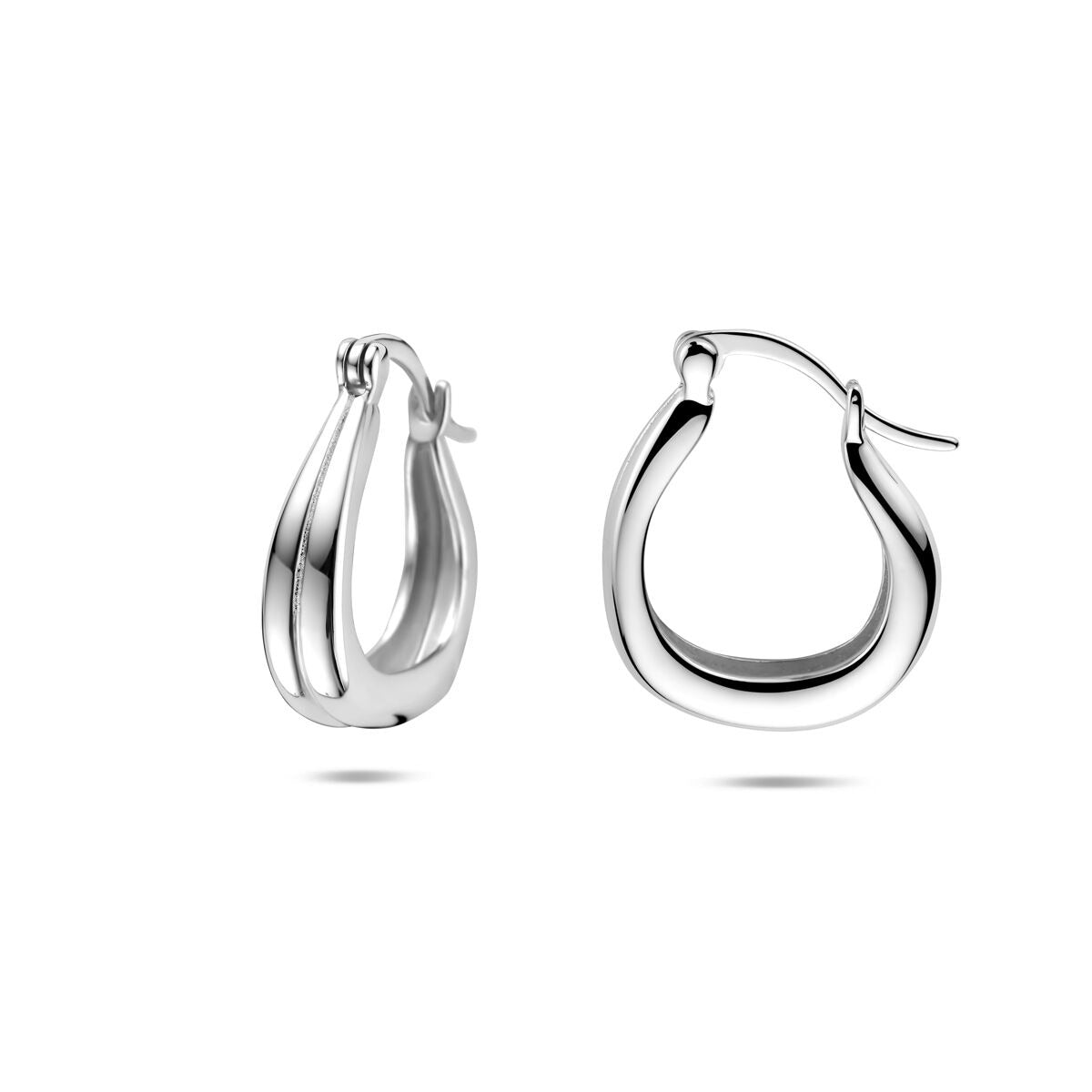 Créoles en argent – rhodié argent 925