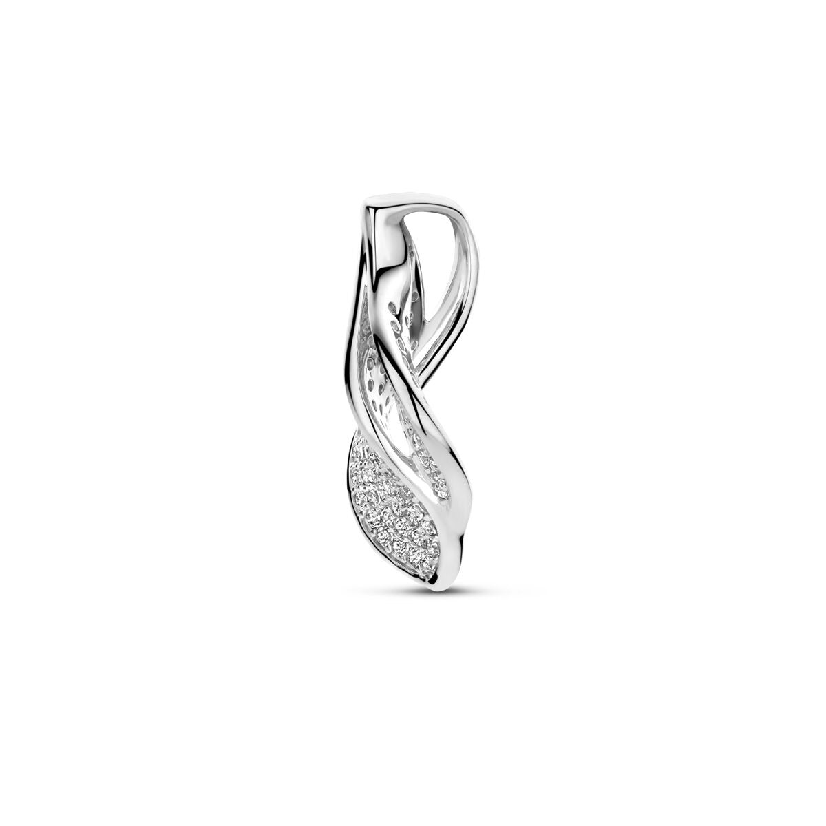 Pendentif en argent avec zircone – argent rhodié 925