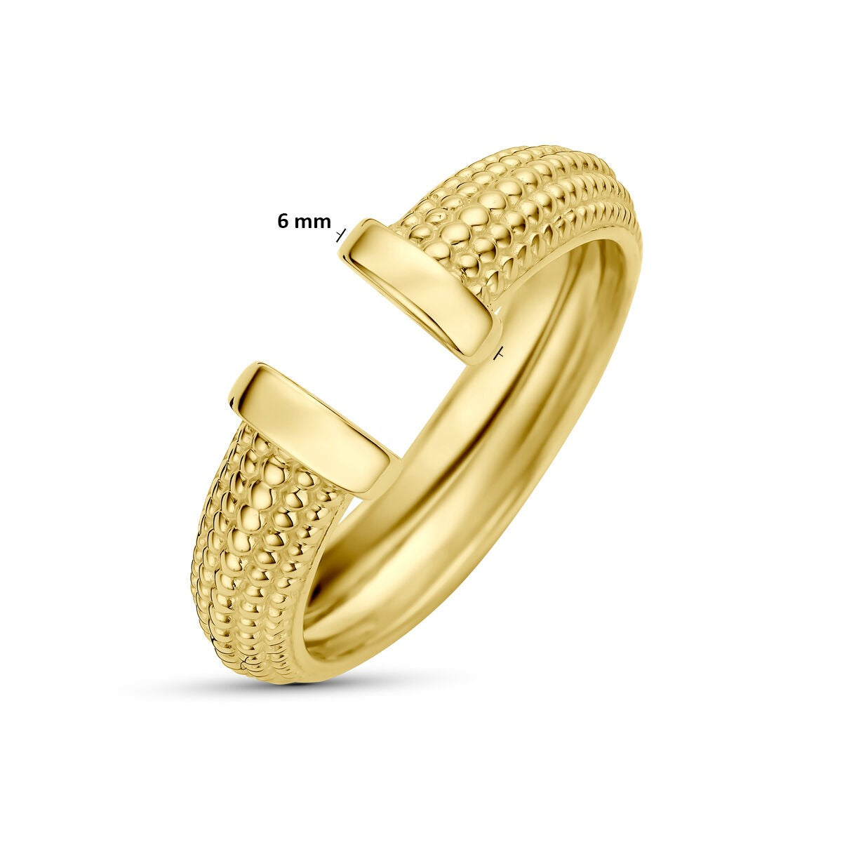 bague pour femme en or jaune 14k